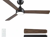 Cjoy plafondventilator met licht (132 cm) - afbeelding 1 van  6