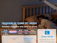 Cjoy plafondventilator met licht (132 cm) - afbeelding 4 van  6