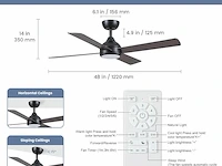 Cjoy plafondventilator - afbeelding 2 van  6