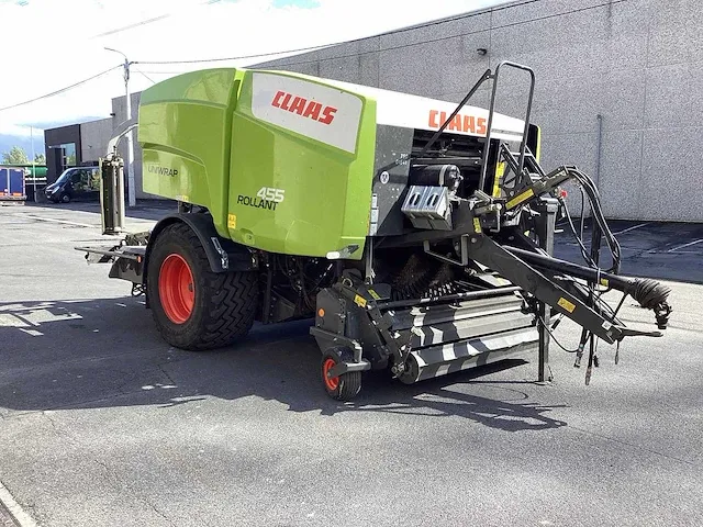 Claas - rolland 455 uniwrap - balenpers - 2020 - afbeelding 1 van  13