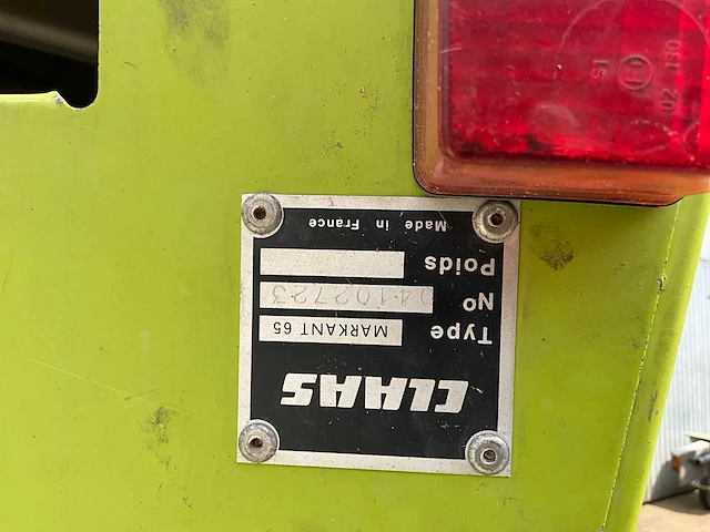 Claas markant 65 balenpers - afbeelding 19 van  22