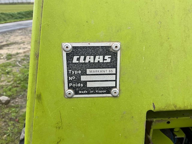 Claas markant 65 balenpers - afbeelding 8 van  16