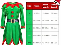 Claofoc 6-delig elf kostuum (medium) - afbeelding 4 van  4