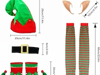 Claofoc 6-delig elf kostuum (medium) - afbeelding 2 van  4