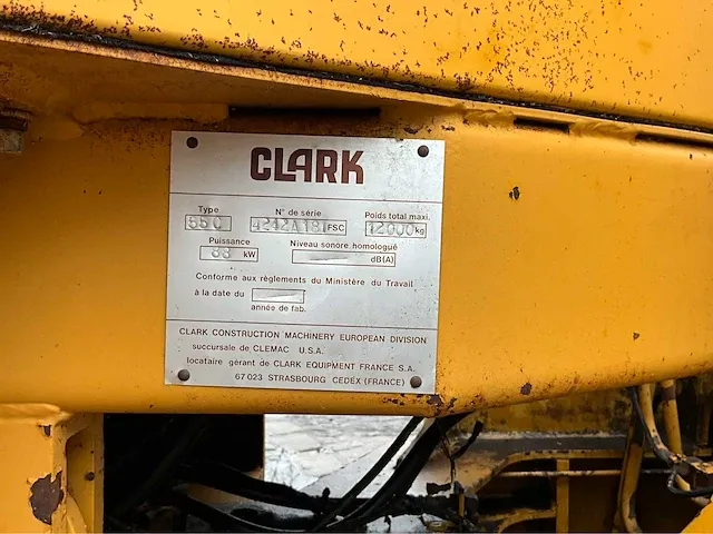 Clark bulldozer 55c - 1983 - afbeelding 23 van  31