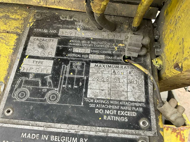 Clark vorkheftruck - afbeelding 19 van  19