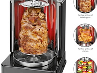 Clatronic dvg 3686 - verticale multi grill - gyrosgrill - kebabgrill - afbeelding 1 van  8