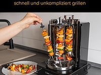 Clatronic dvg 3686 - verticale multi grill - gyrosgrill - kebabgrill - afbeelding 4 van  8