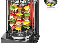 Clatronic dvg 3686 - verticale multi grill - gyrosgrill - kebabgrill - afbeelding 6 van  8