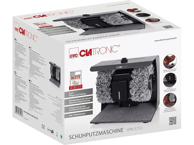 Clatronic spm 3753 - schoenpoetsmachine - afbeelding 4 van  4