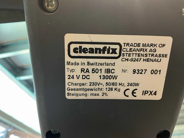 Cleanfix ra 591 ibc vloerreiniger - afbeelding 9 van  9