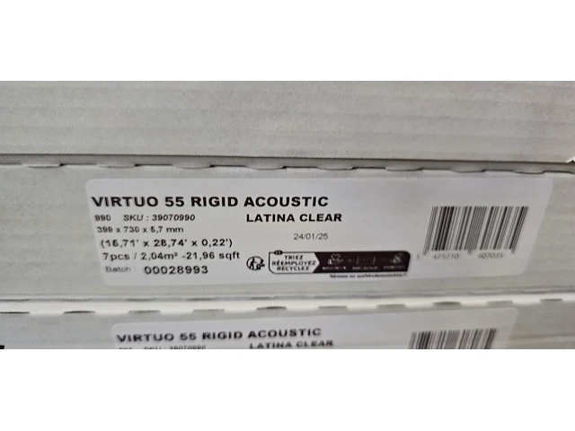 Click vinyl geïntegreerde ondervloer 8 m² - afbeelding 4 van  4