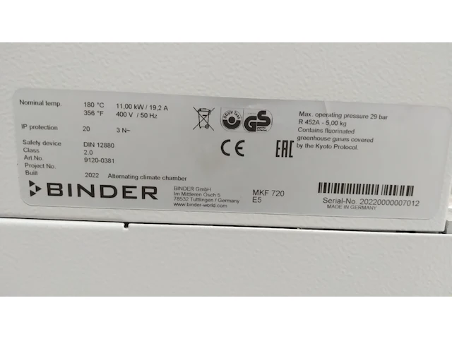 Climate chamber binder - afbeelding 2 van  20