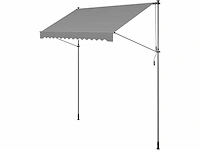 Clip-on luifel - 300 x 120 cm - grijs (x2) - afbeelding 2 van  6