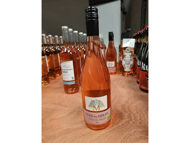 Clos des miran côtes-du-rhône rosé 2021 13;5% - afbeelding 1 van  3