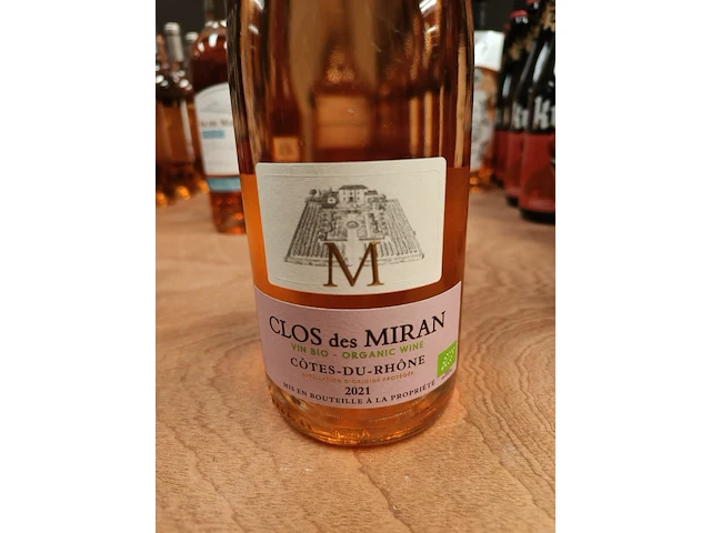 Clos des miran côtes-du-rhône rosé 2021 13;5% - afbeelding 2 van  3