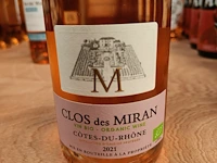 Clos des miran côtes-du-rhône rosé 2021 13;5% - afbeelding 2 van  3