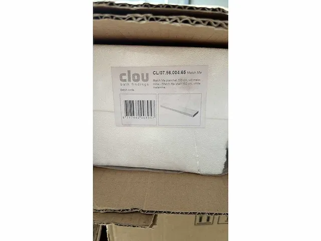 Clou match me planchet wit b150xh8xd38cm - afbeelding 2 van  2