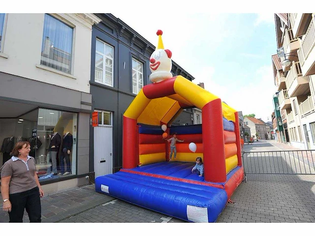 Clown - bouncer - springkussen - afbeelding 2 van  2
