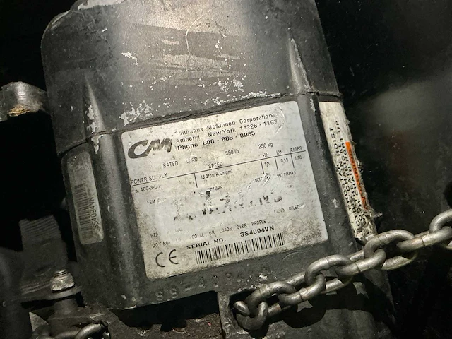 Cm elektrische kettingtakel (2x) - afbeelding 3 van  6