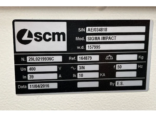 Cmc machine scm - afbeelding 18 van  26