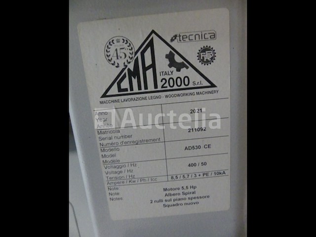 Cmh ad530 ce schaafmachine/jointer - afbeelding 8 van  17