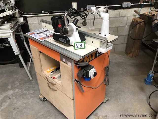 Cmt orange tools freestafel + aandrijver - afbeelding 2 van  10