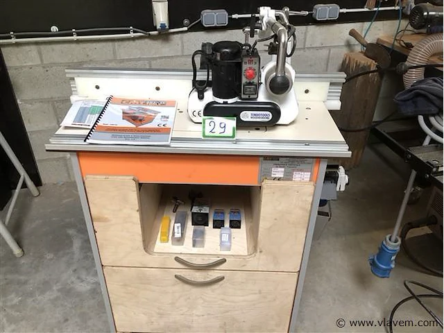 Cmt orange tools freestafel + aandrijver - afbeelding 1 van  10