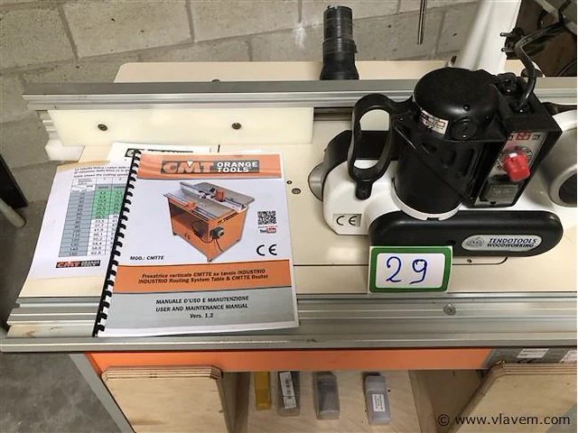 Cmt orange tools freestafel + aandrijver - afbeelding 3 van  10