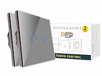 Cnbingo wifi/wlan-lichtschakelaar (2-pack) - afbeelding 1 van  6