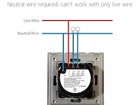 Cnbingo wifi/wlan-lichtschakelaar (2-pack) - afbeelding 2 van  6