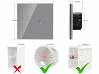 Cnbingo wifi/wlan-lichtschakelaar (2-pack) - afbeelding 4 van  6
