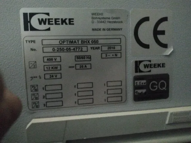 Cnc-bewerkingscentrum (hout) homag bhx 050 - afbeelding 21 van  33