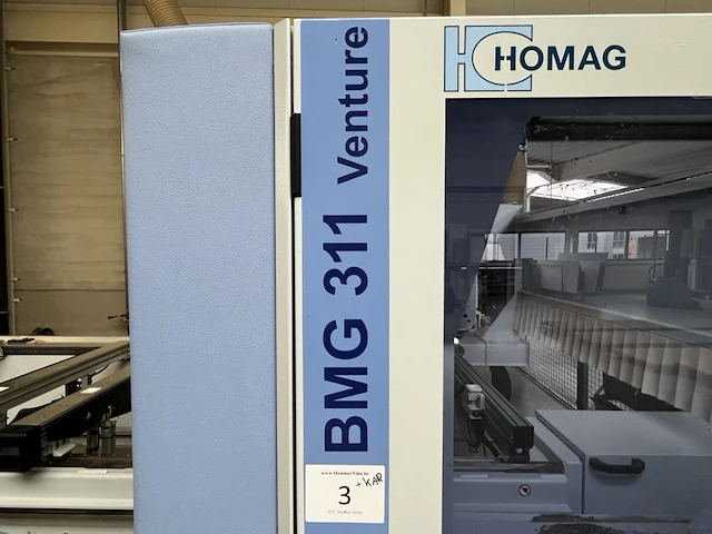 Cnc combinatie machine homag bmg 311 venture, bwj. 2017 vv. scanner datalogic en accessoires - afbeelding 12 van  18