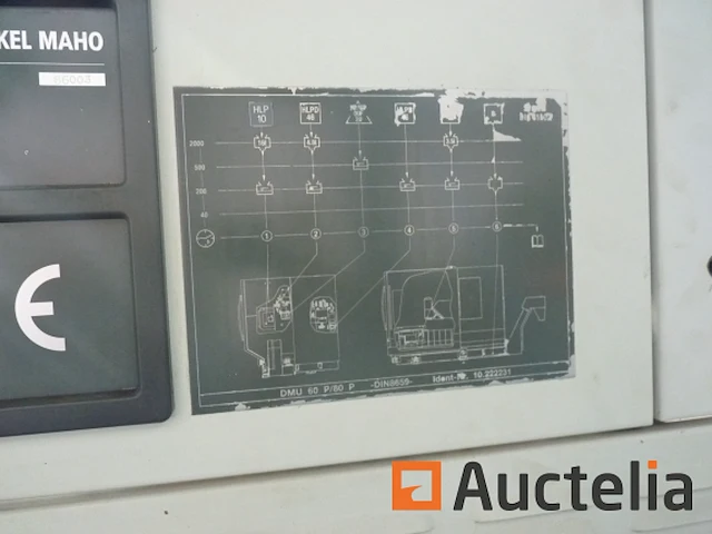 Cnc deckel maho dmu 80p gelijktijdige 5-assige freesmachine - afbeelding 13 van  34