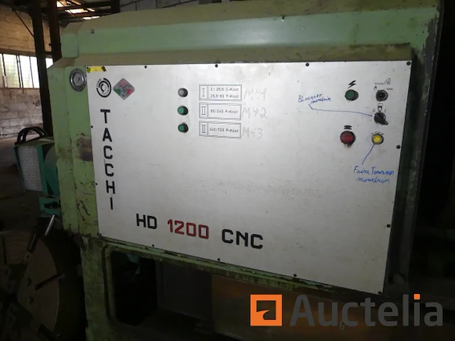 Cnc metalen draaibank tacchi hd1200 cnc - afbeelding 22 van  27