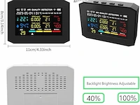 Co2-meter, 2500 mah co2-melder, luchtkwaliteitsmeter - afbeelding 2 van  4