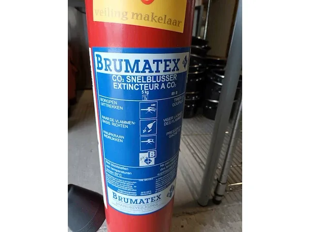 Co2 snelblusser brumatex 5 kg - afbeelding 2 van  2