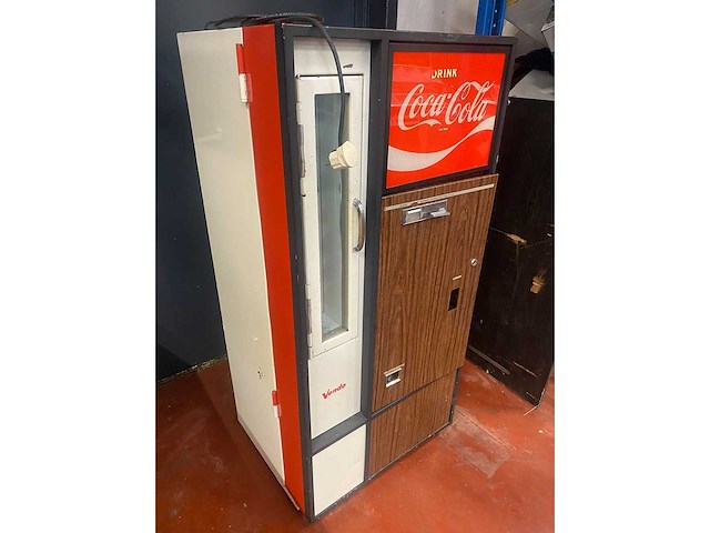 Coca cola - vendor - vintage coca cola koelkast - afbeelding 3 van  4