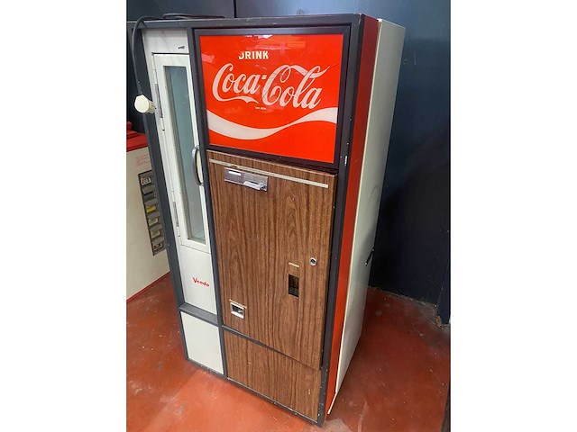Coca cola - vendor - vintage coca cola koelkast - afbeelding 4 van  4