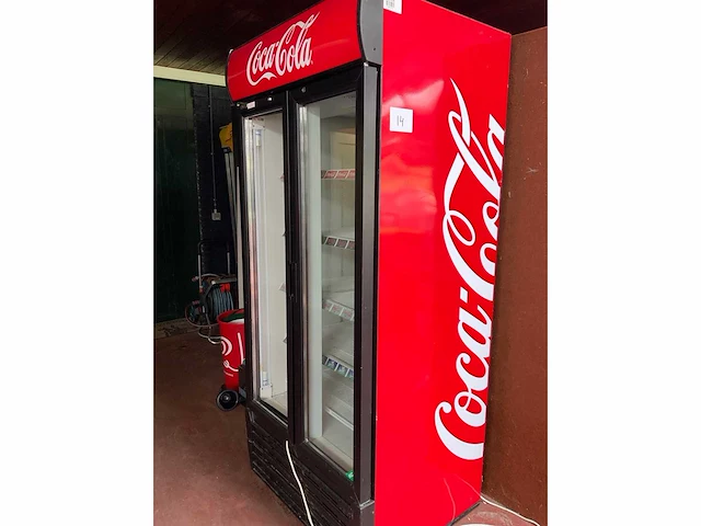 Coca cola - window 2 deurs - back bar cooler - afbeelding 1 van  2