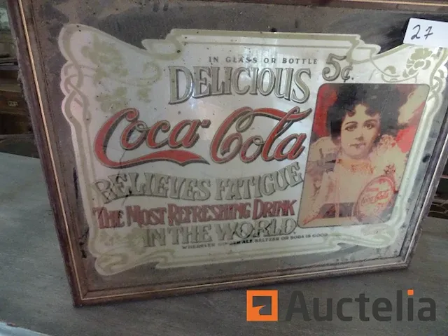 Coca cola decoratieve spiegel - afbeelding 3 van  5