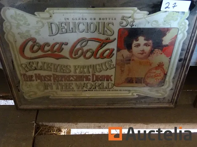 Coca cola decoratieve spiegel - afbeelding 4 van  5