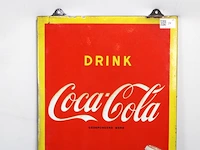 Coca cola emaille paneel 1955 - afbeelding 2 van  7
