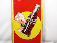 Coca cola emaille paneel 1955 - afbeelding 3 van  7