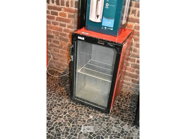 Coca cola frigo tafelmodel afm ±50x55x86 - afbeelding 2 van  2