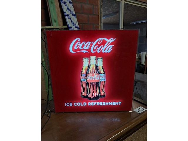 Coca cola led bord - afbeelding 1 van  2