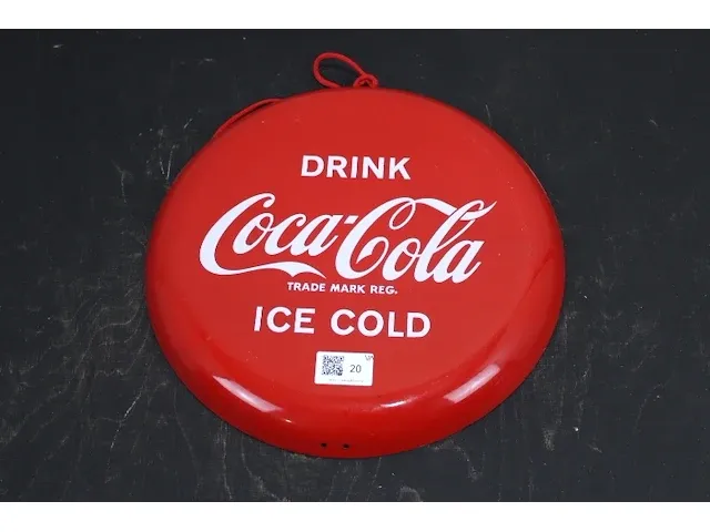 Coca cola reclame metaal - afbeelding 1 van  2
