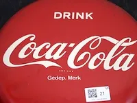 Coca cola reclame metaal - afbeelding 2 van  3