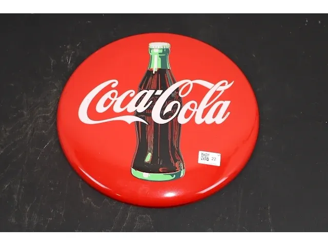 Coca cola reclame metaal - afbeelding 1 van  3